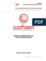 Manual Protección de Datos Coofisam 2022