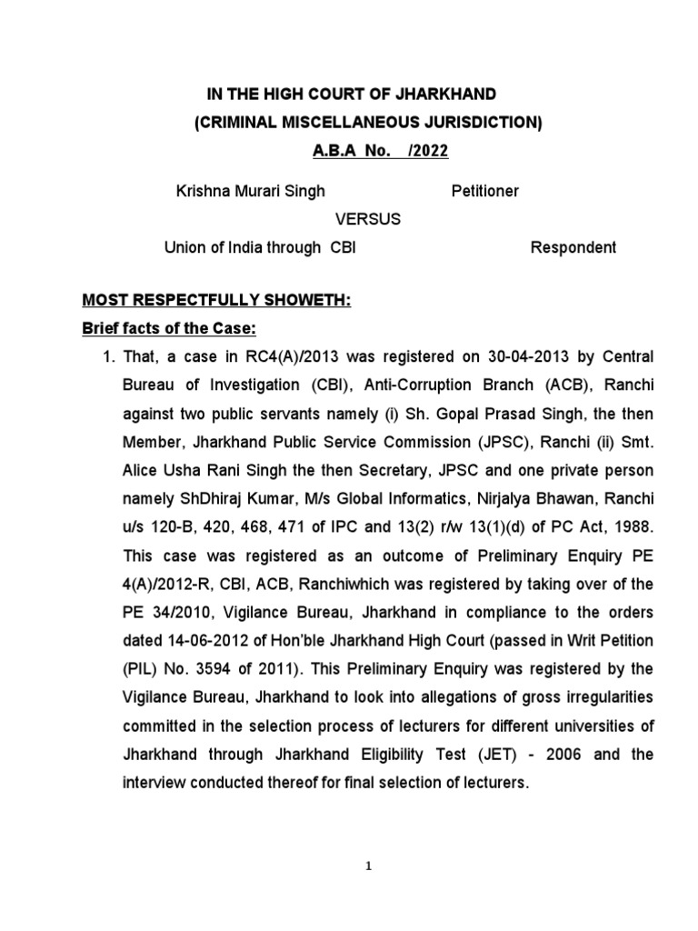 JET 2006 Fraud Case: Krishna Murari Singh | PDF | Computers
