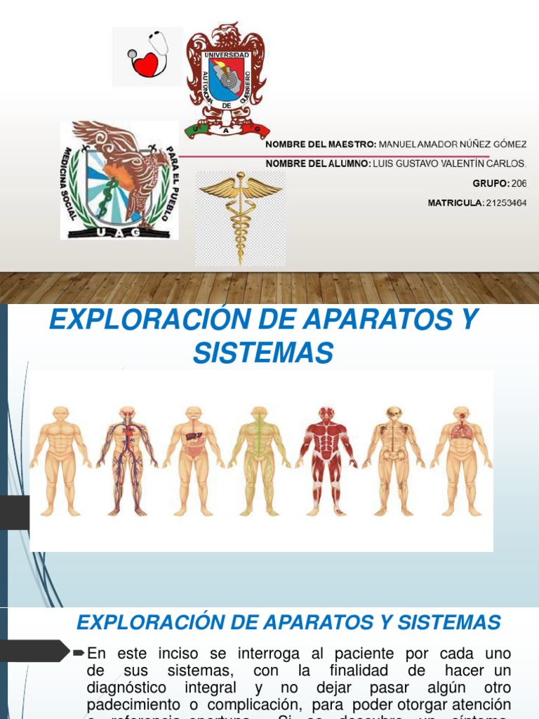 Exploración de Aparatos y Sistemas PDF