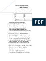 OBJECT PRONOUNS - JuanCarlosChambiChoque