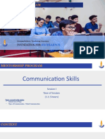 Communication Skills - I