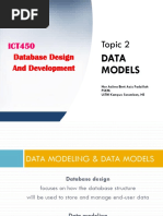 Topic 2 Data Models