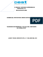 Diagramas de Dispersion y Calculo Del Coeficiente de Correlacion