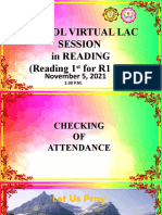 School Virtual LAC Session in READING - Oaqui ES