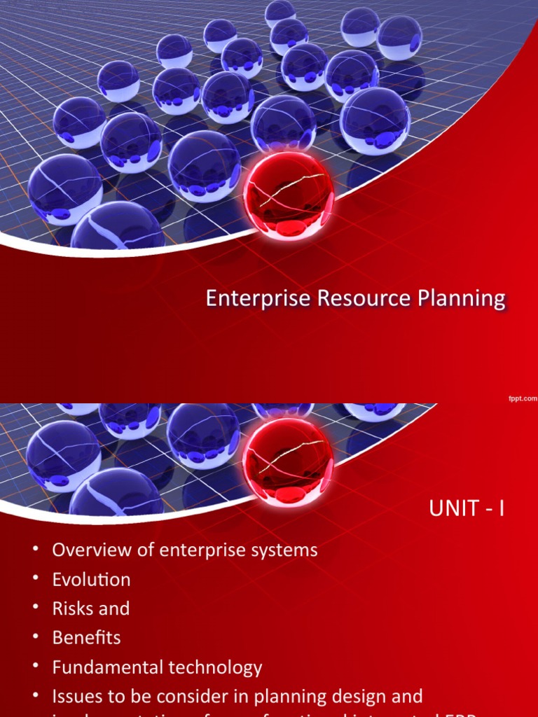 Enterprise Resource Planning | PDF | Enterprise Resource Planning