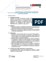 Bases de 2da Convocatoria Ee Dea - Iees22-2 PDF