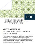 World Economic Organization and Corporation