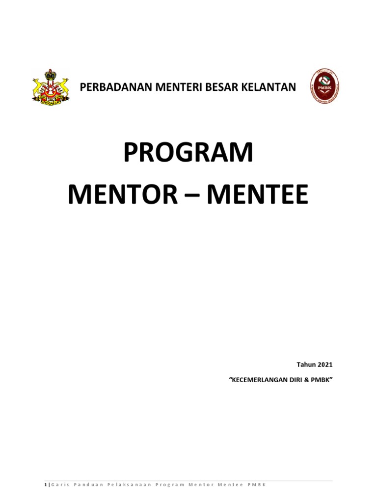 Garis Panduan Program Mentor Mentee | PDF | Karier & Perkembangan ...