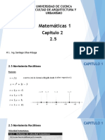 3. Matemáticas 1, Capitulo 2.5