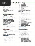 Introduction To Microbiology Reviewer