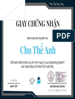 Chu Thế Anh my cer