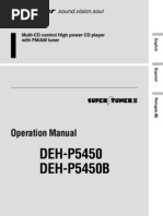 Download Pioneer Deh-p5450 User Manual by Luke Job SN60715203 doc pdf