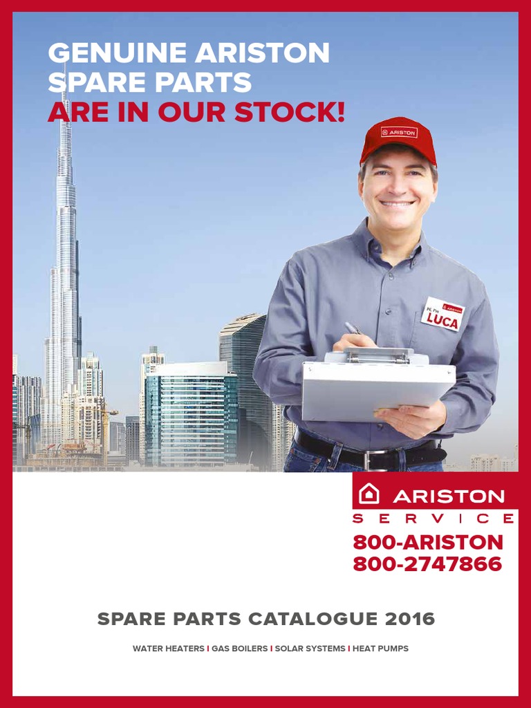 Ariston Spare Part Catalouge | PDF | Thermostat | Water Heating