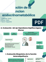 Evaluacion de La Función Endocrinometabólica