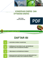 Kebijakan Konservasi Energi Dan