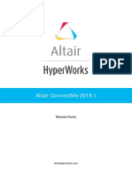 AltairConnectMe 2019.1 ReleaseNotes