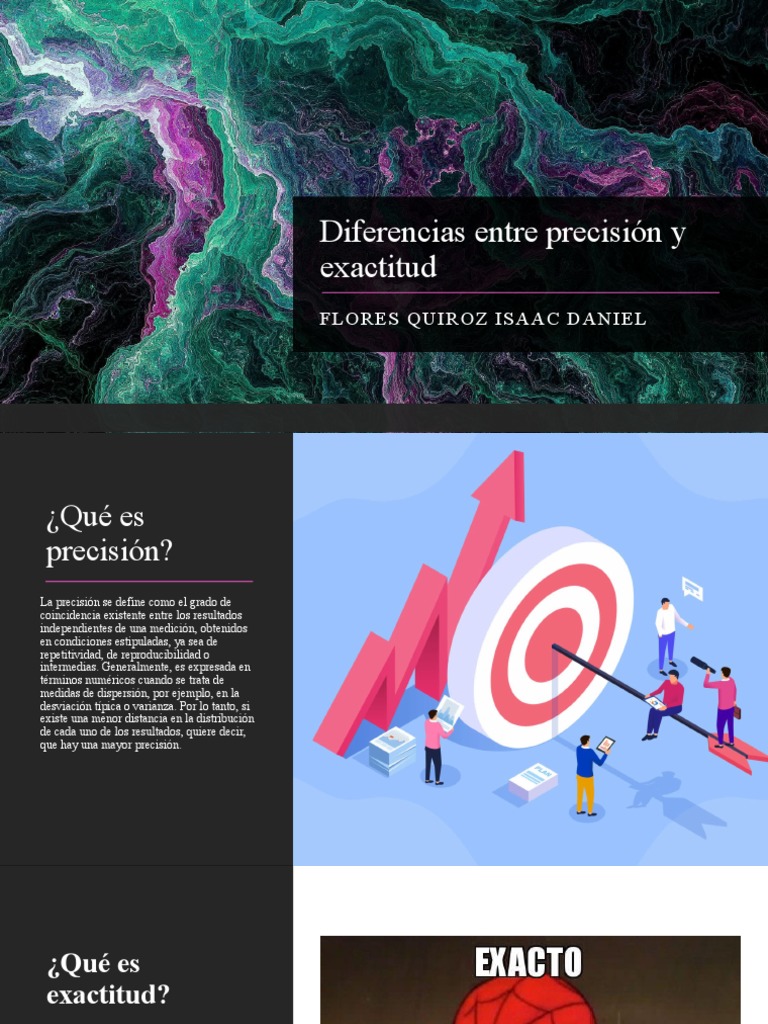 Diferencia entre precisión y exactitud | PDF