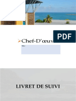 Chef D'oeuvre - Livret Suivi Élève