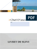 Chef D'oeuvre - Livret Suivi - Intro + Previsionnel