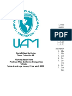 Tarea Evaluativa 5 - Valuación de Inventario PEPS