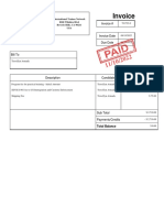 Invoice - Receipt Sample