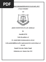 Sample Maintenance Application Under Section 125 CRPC | PDF | Justice ...
