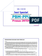 Pembelajaran Spesial Pbm-Ppu 2022