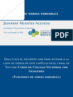Diapositivas Funciones de Varias Variables