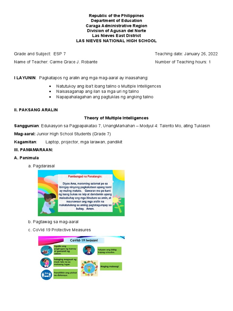 COT ESP Final | PDF