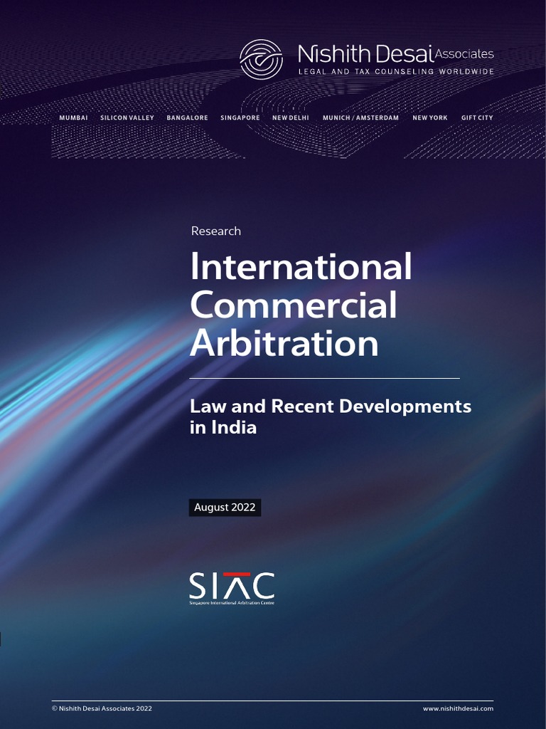 International Commercial Arbitration | PDF | Arbitration | Supreme ...