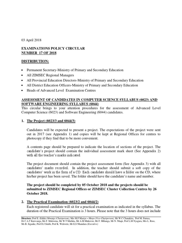 6023 and 6044 exam circular no 17 of 2018 download free pdf test