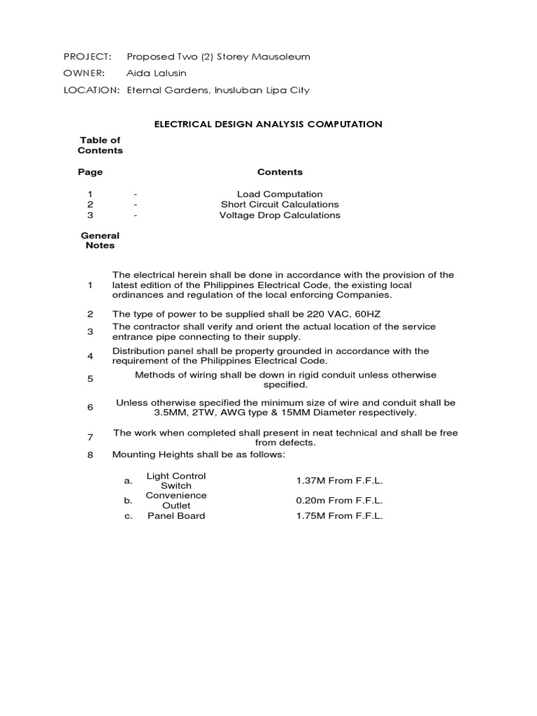 Lalusin PDF Electrical Wiring Quantity