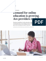Demand For Online Education Is Growing Are Providers Ready