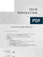 Tech Newsletter by Slidesgo