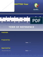 Committee Term of Reference Template
