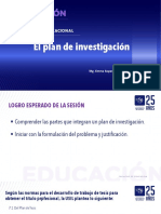 El Plan de Investigación