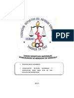 Disposiciones Generales e Instructivos Técnicos Deportes 2011