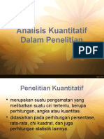 Analisis Kuantitatif dalam Penelitian