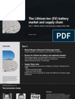 The Lithium Ion EV Battery Market Part One - Market Drivers and Emerging Supply Chain Risks
