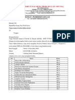 Surat Pemberitahuan FESPARAWI SMP