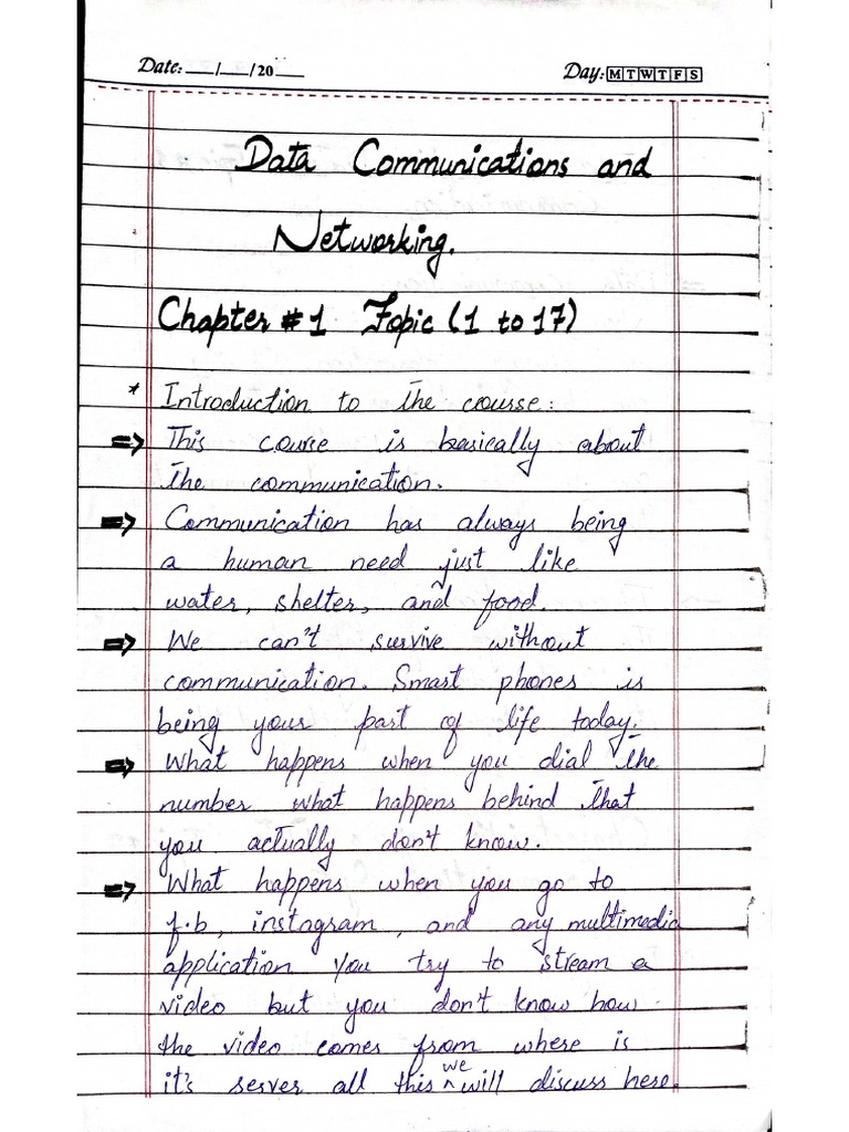 Cs 601 (Notes) - Chapter #1 Topic (1 To 17) | PDF