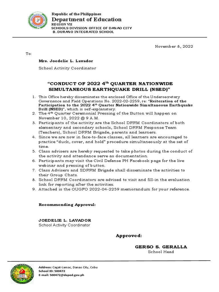 4th Quarter NSED PDF