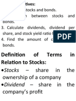 Lesson 31 - Stocks and Bonds