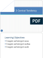 Ch3 Central Tendency - Online