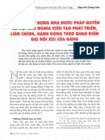 TỤC XÂY Dụng HỌI CHỦ Nghĩa Kiến Liêm Động Quan Điểm ĐẠI Xiii CÙA