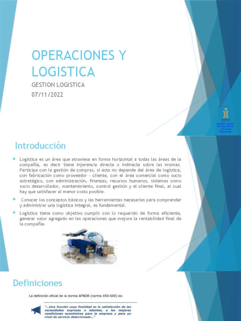 Gestión Integral de Logística Eficiente | PDF | Logística | Gestión de ...
