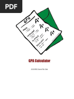 GPA Calculator