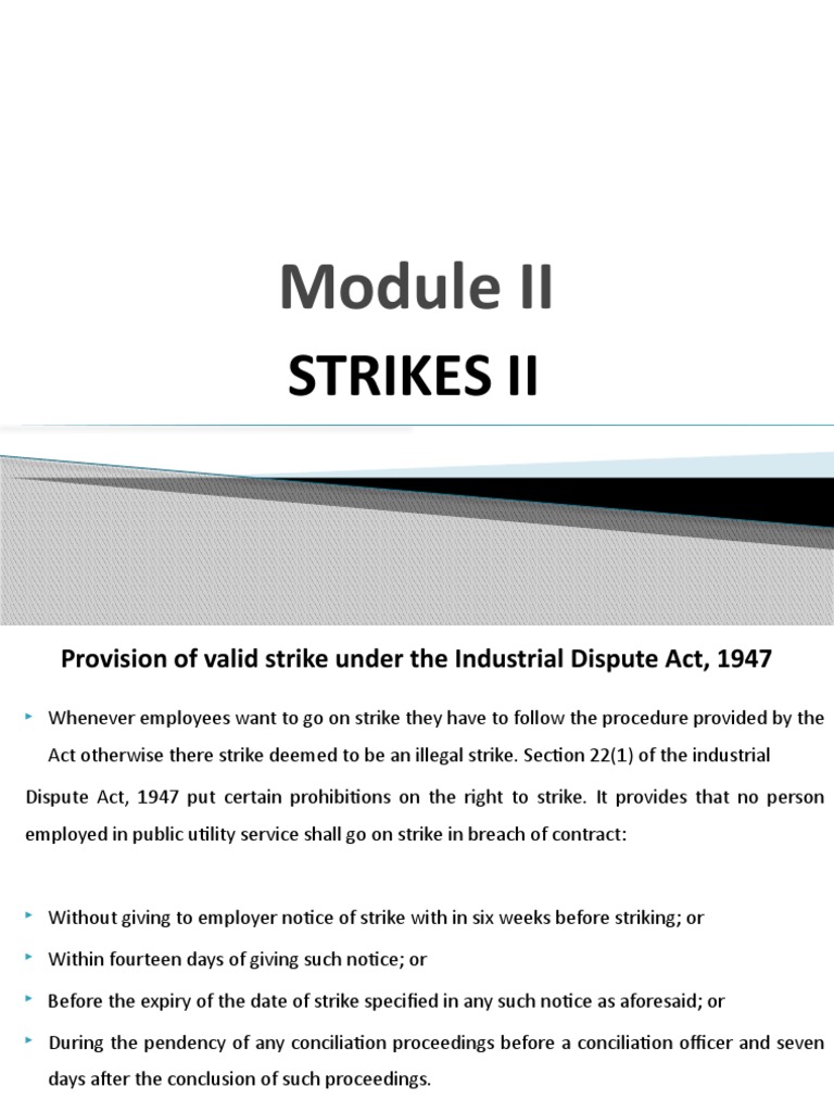 Strike Ii Pdf Strike Action Employment