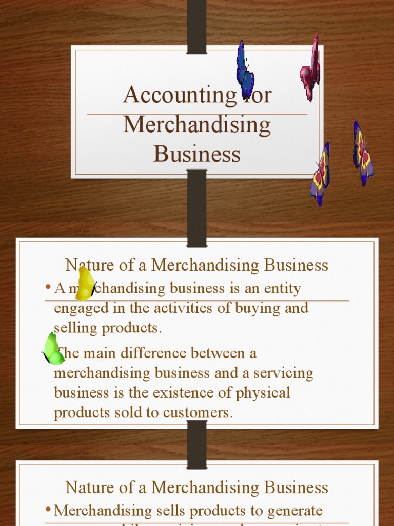 Accounting For Merchandising Business 2 PDF Sales Merchandising