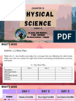 Physical Science Week 4
